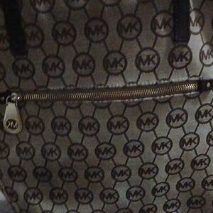Michael Kors Brown Monogram Backpack